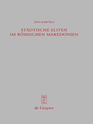 cover image of Städtische Eliten im römischen Makedonien